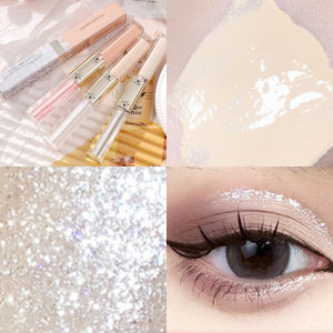 Double Head Liquid Eyeshadow Concealer Shimmer Eye Makeup Long Lasting Brighten Glitter Pearlescent