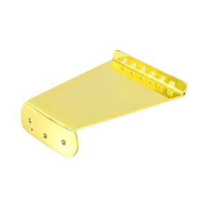 6-String Guitar Tailpiece Metal Fixed Bridge Electric Guitar Tailpiece for Enhanced Performances Simple quickly Installation