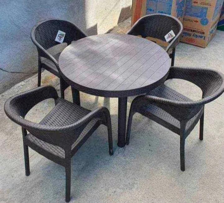 SEATER RATTAN TABLE BREEZ CHAIR SET