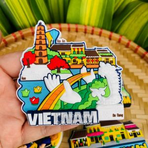 Nam châm cao su magnet 3D dính tủ lạnh - chủ đề địa danh Sapa Hội An