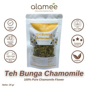 ALAMEE Teh Chamomile Tea 25gr Bunga Telang Jati Cina Daun Kelor Green Tea Senna Leaf Flower