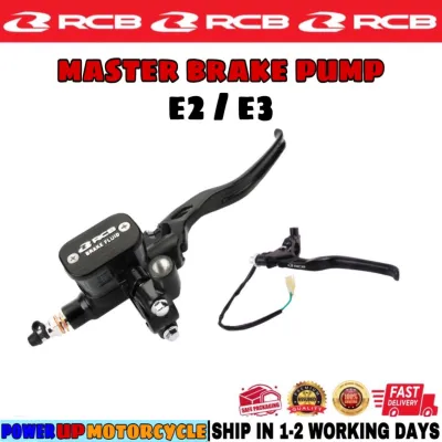 RCB UNIVERSAL MASTER BRAKE BREK PUMP E2 / E3 12.7MM LEFT KIRI RIGHT KANAN RACING BOY