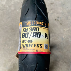 Tomimoto TM300 80/90 90/80 90/90 Ring 14 Tubeless Ban Luar Motor Matic Beat Vario125