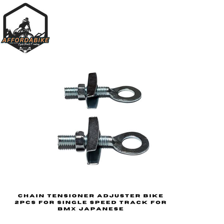 CHAIN TENSIONER ADJUSTER BIKE 2pcs FOR SINGLE SPEED TRACK FOR BMX