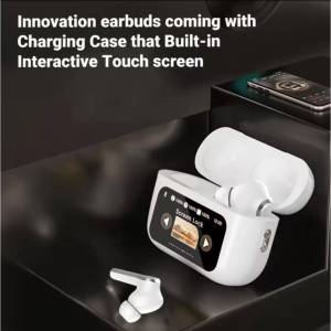 A9 Pro Wireless Earphones LED Touch Screen Display Gaming Noise Cancelling Bluetooth Earbuds Sports waterproof Headphone