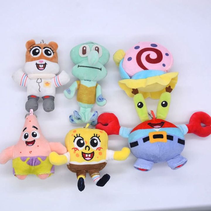 YIDIA Patrick Star Spongebob Plush Doll Keychain Spongebob Gary The ...