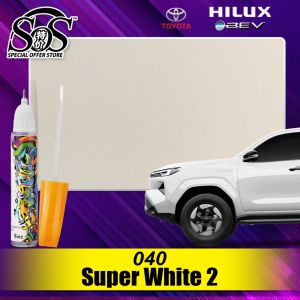 Touch Up Pen TOYOTA HILUX BEV Original Color Pen Brush Repair Scratch Paint DIY Cat Calar Kereta 补漆笔