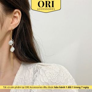 Bông tai nữ dáng dài Flora độc đáo xinh xắn ORI ACCESSORIES B379