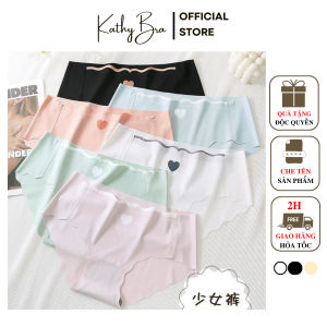 Q18 [HOT DEAL] Combo 10 Quần Lót Su Tim KATHY BRA Chất Su Mát Không Đường May Nhiều Màu Đáy Kháng Khuẩn Thấm Hút Tốt