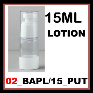 Botol Airless Transprant Bening Bottle Spray / pump