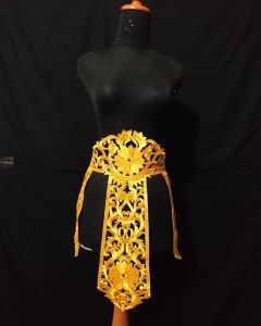 Sabuk Bordir Murah Untuk Seragam Tari DLL Motif 3 Lidah