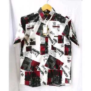 Ramfg Clothing Kemeja pantai musim panas motip pantai