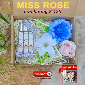 Set 3 chai Nước Hoa Nữ Miss Rose 10ml - Trẻ Trung Lôi Cuốn Quyến Rũ -  Lưu Hương 8-12h