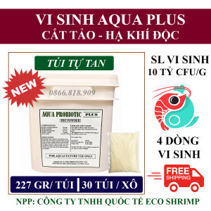 Vi Sinh Mỹ Aqua Plus Chuyên Làm Sạch Nước Cho Hồ Nuôi Cá KOI - Nuôi Tôm 1 Gói 227g