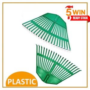 Garden Lawn Rake 22 Teeth 🔥 Ready Stocks 🔥  Iron & Plastic • Leaf Sweeper / Pencakar Daun • Heavy Duty