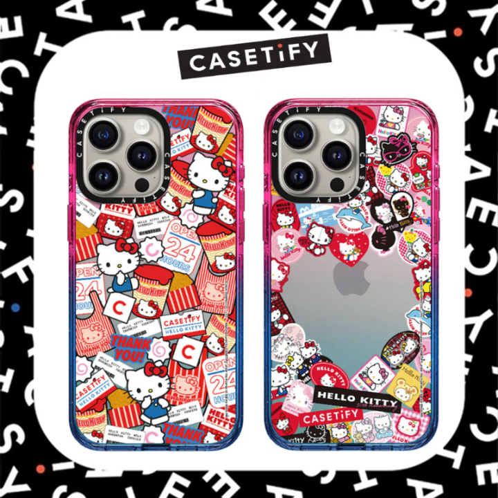 CASETiFY Hello Kitty 50th Anniversary - Sticker Frame Case Cotton