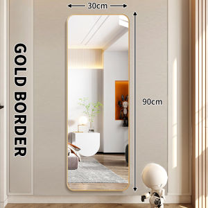 <LazMall> Full Length Real Glass Mirror with Frame Direct Factory Price Wall Mirror Bedroom Living Decorative