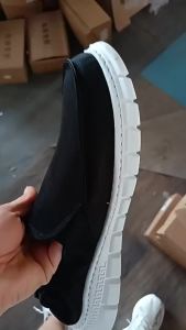 Slip-On Canvas Shoes For Men Ice Silk Mesh Shoes Comfortable Lightweight Breathable Sock Shoes