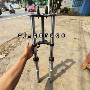 Shockbreaker depan honda win fullset shock depan win segitiga shock win depan tinggal pasang kondisi baru imi