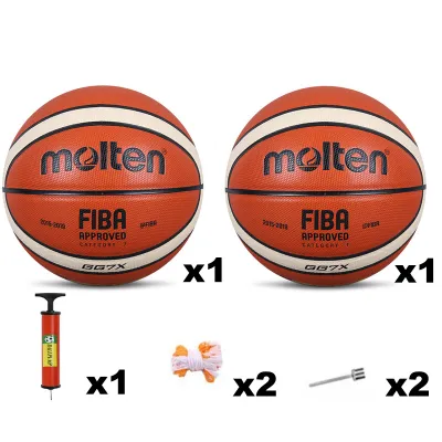 【Buy 1 take 1】Official Moltens GG7X Category 7 Indoor/Outdoor Basketball Ball PU Leather Size 7# FIBA official Approved match basketball Training Equipment Ball