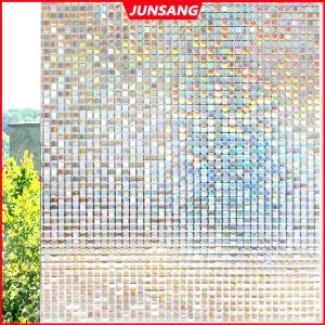 Window Total Blackout Sticker Film Privacy Tinted Glass Sticker Room Darkening Tint Removable Opaque UV Protection Glass Cover