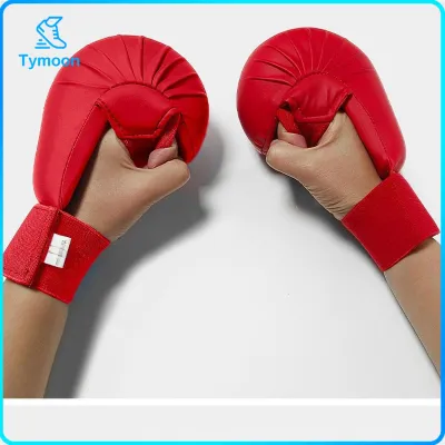 Perfeclan 2 Pieces Karate Training Mitts Fighting Kickboxing Gloves