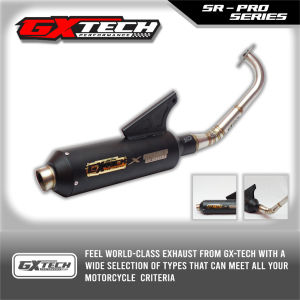 GX TECH Perfomance SR-PRO SERIES Universal Knalpot Motor Original
