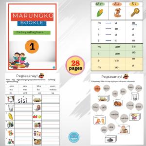 Marungko Booklet Gabay sa Pagbasa Workbook Worksheet | RABAH UP STORE