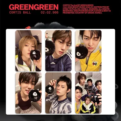 Thẻ Mini CORTIS GREENGREEN Idol Kpop Thẻ Pop-up Bưu thiếp Thẻ sưu tầm