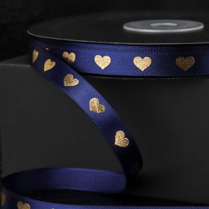1ROLL Pita Satin Love 1cm - Ribbon Love - Pita Kado PS007