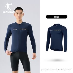Qiaodan Men Quick-Dry Cycling Jersey Long Sleeve Windproof Road Bike Jacket QXFTL3252207R