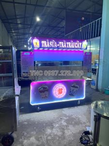 Xe trà sữa 1m4 chữ nổi TANNGOCCHAU