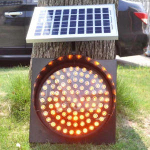 Wireless Solar Traffic Light Security Led Traffic Solar Powered Blinker Traffic Signal Light