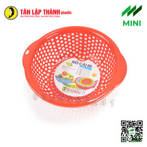 Rổ nhựa cải bi Tân Lập Thành nhiều màu sắc kích cỡ – Màu giao ngẫu nhiên