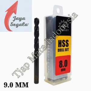 Mata bor besi 9mm HSS Tjap Mata Drill bits 9 MM Cap Mata hss