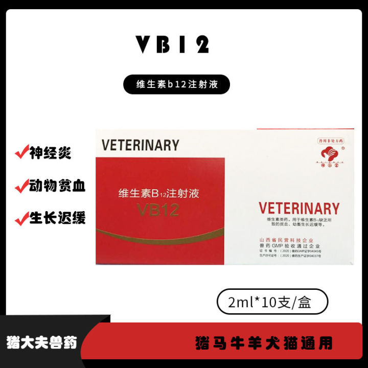 B12 Injection Vitamin B12 Injection Pet Pig Cattle And Sheep Trial In