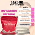 Authentic Habibi Babad soap Skin Essentials 3 bar in 1 pack, Benifits whitening, removes body odor, moisturizing, remove dark spots, remove pimples and acne, anti aging, dark under arms and knee, whitens skin Discoloration, Best seller. 