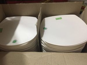 Piring melamin makan Kotak 6pcs 23cm (9inch)