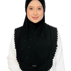 TUDUNG SARUNG ANABIA PREMIUM RIBBED JERSEY SULAM DOUBLE BERBATU AWNING SCUBA IRONLESS NEW ARRIVAL