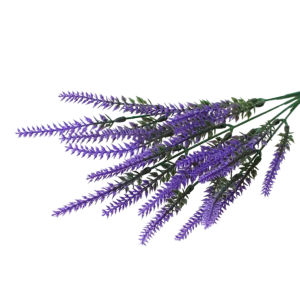 12Pcs Bunga Lavender Plastik Kecil / Bunga Artificial 5 Cabang / Bunga Dekorasi
