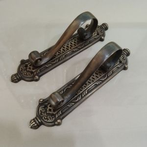 [PROMO] Handle Pintu Rumah Kuningan Model Cumi Ukir Panjang 29cm Murah Tarikan Gagang Pintu Pegangan Pintu Kunci Pintu Antiq Brass Murah