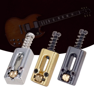 6 Pcs Guitar Ngựa đàn Tremolo Yên Ngựa Bộ phận thay thế guitar điện Cầu Yên Ngựa Kim Loại 6 Chuỗi Con Lăn Yên Ngựa bộ phận Đàn ghi ta