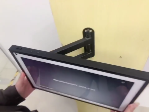 Wall Mount for Full Motion Anti-Vibration Arm for Echo Show 15 LCD Flat Screens Monitors Stand Holder Accessories