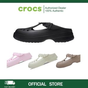 【New】Crocs Mary Jane Clog for Womens Breathable Lightweight Summer Beach Sandals Multicol