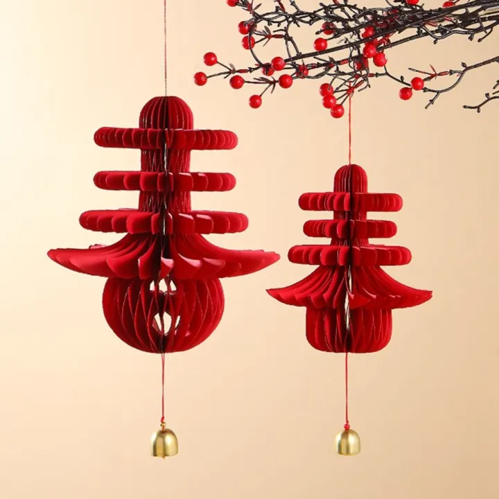 FLAMEWILLOW Có thể gập lại Trang trí tổ ong rắn 2025 Phong cách Trung ...