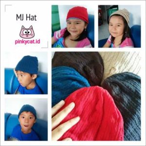 ORI ya... Kupluk Mj Hat Anak Kupluk Salur Kupluk Bolak Balik Murah