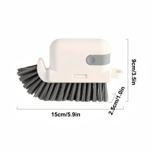 3in1 Crevice Window Slot Scrub Brush Multifunctional Deepening Gaps Clean Detachable Brush Tweezers
