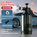 2L Foam Sprayer Car Wash Portable Pressure Washer Sprayer Manual Pneumatic Foam Nozzle for Car Home Garden. 