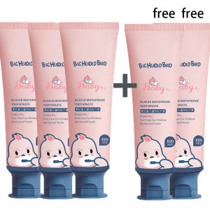 kids toothpaste 60g 1-12years Prevents tooth decay Peach flavor baby toothpaste ubat gigi kanak kanak 儿童牙膏 小孩牙膏