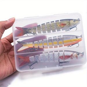 3D Artificial Fishing Lures Swimbait Wobblers Multiple Sections Fishing Lures Saltwater Fishing Lures Baits Wobblers